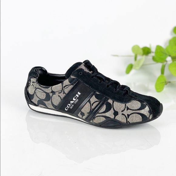 Coach Shoes - Coach Remonna Signature Print Fashion Sneaker Low